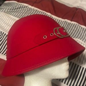 Red Bucket Hat